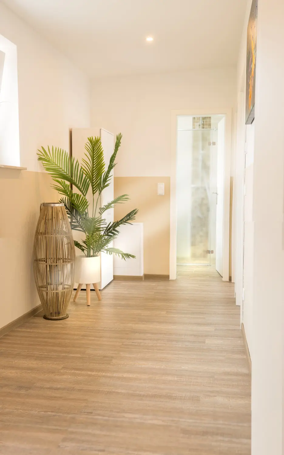 Wasserblick Loddin- Ferienhaus -Deluxe 8, Dekostück im Hausflur