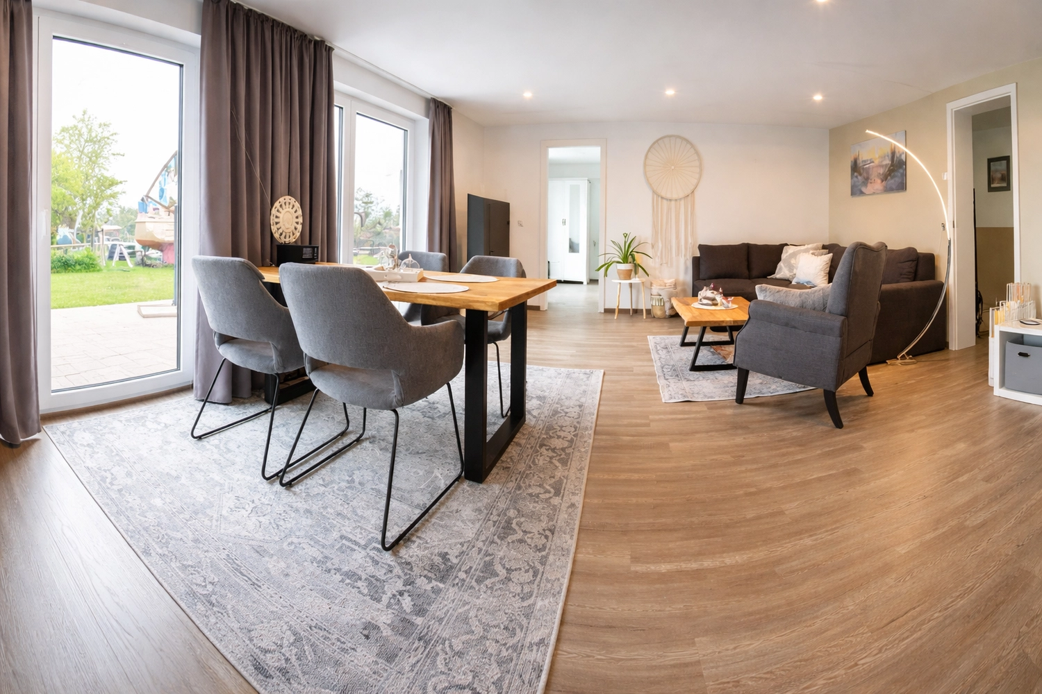 Wasserblick Loddin – Ferienhaus – Wohnraum