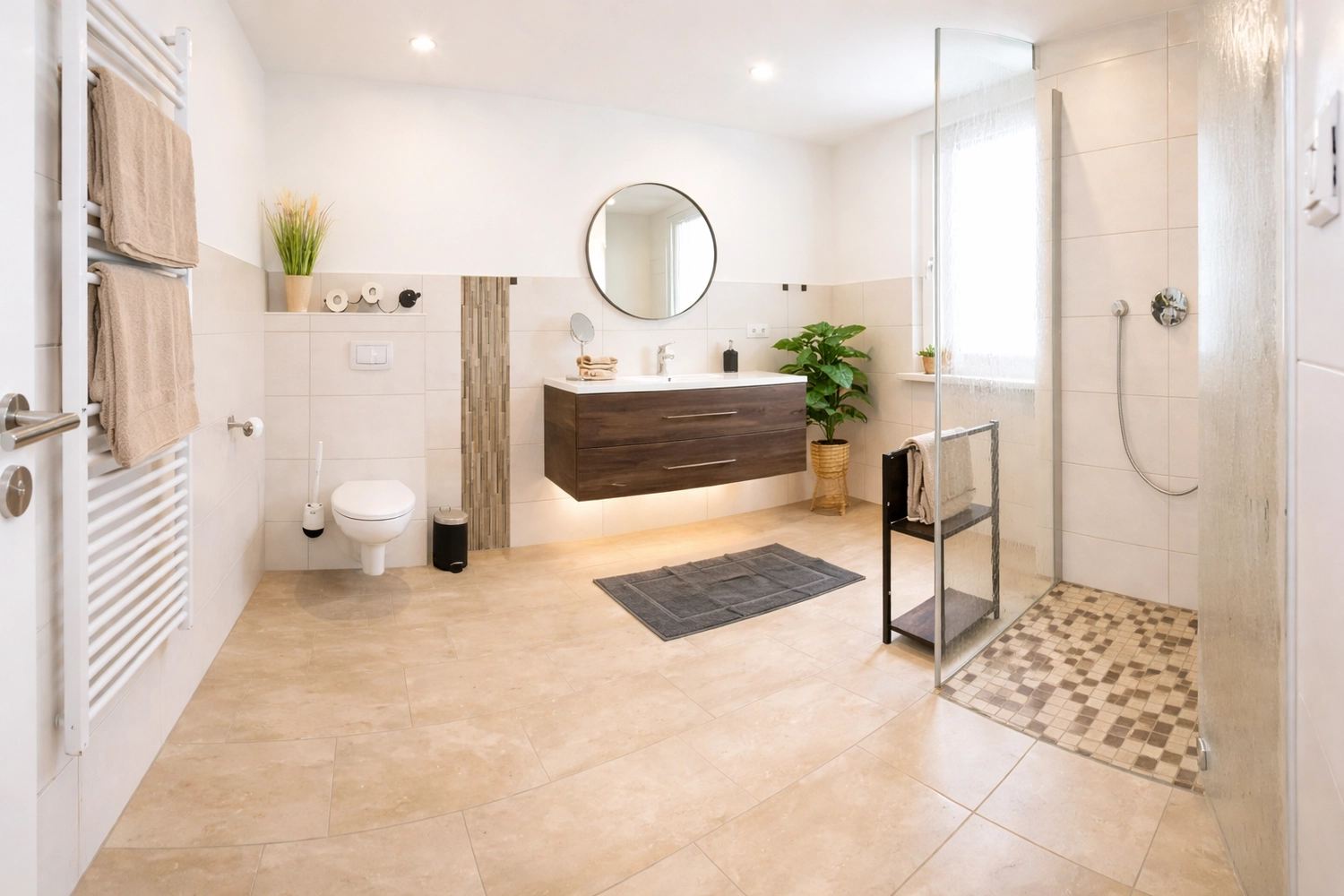 Wasserblick Loddin – Ferienhaus – Badezimmer