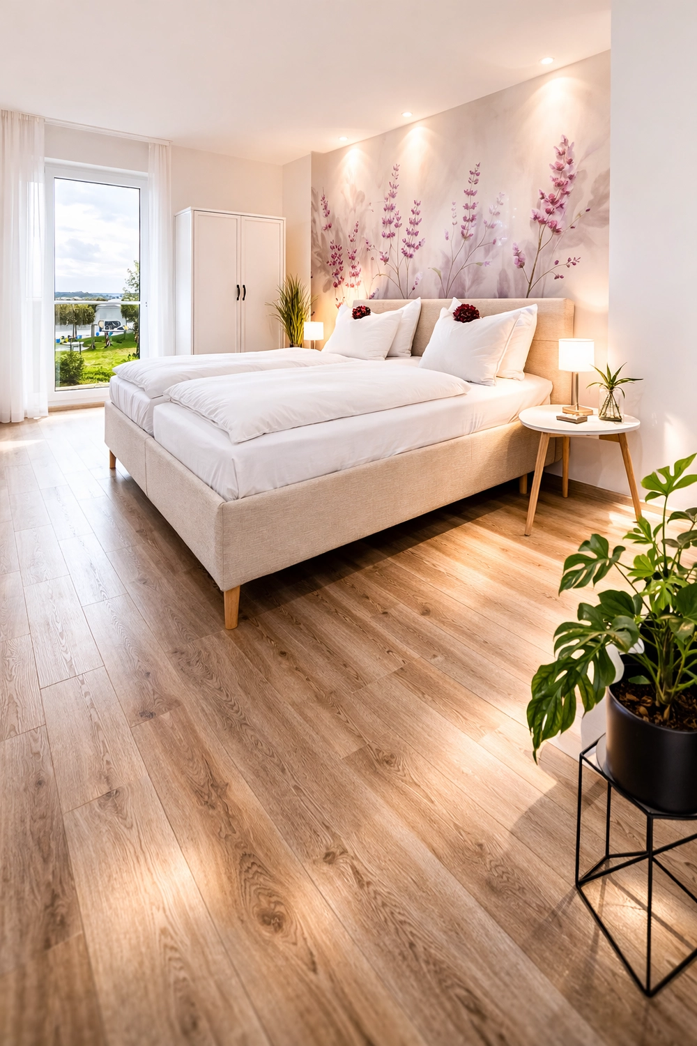 Wasserblick Loddin – Ferienhaus – Schlafzimmer